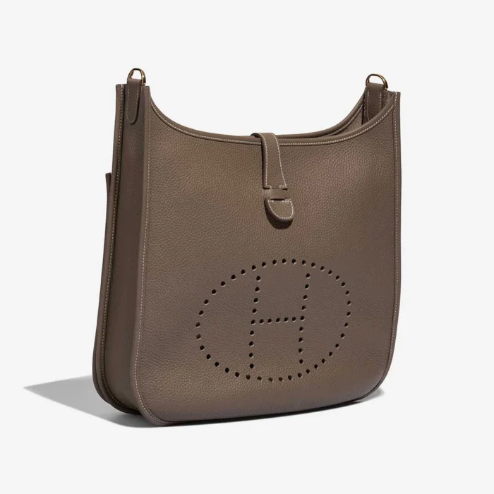 Mirror Quality Hermès Replicas Evelyne 33 Clemence Etoupe GHW - DLF - Image 5