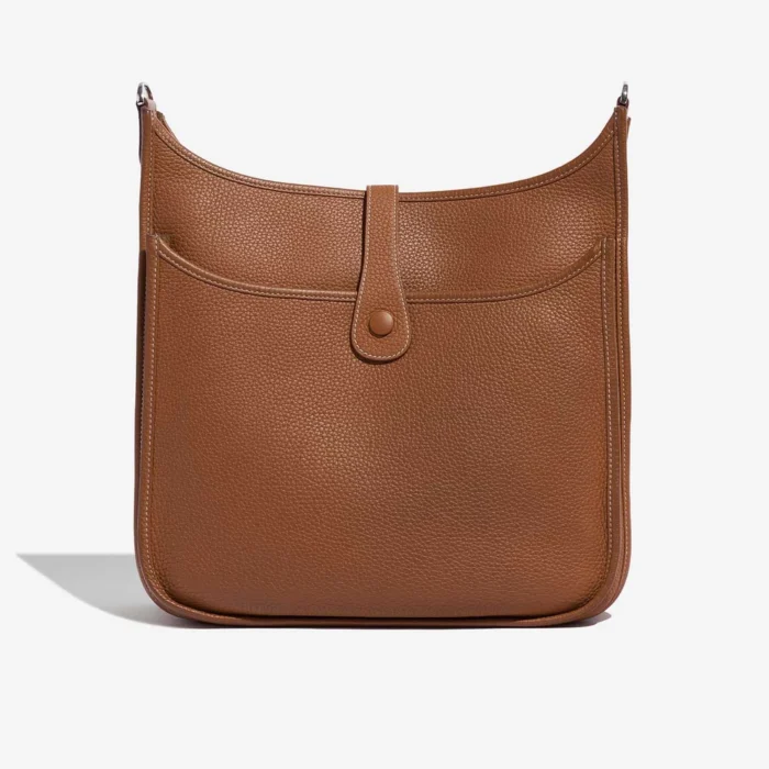Mirror Quality Hermès Replicas Evelyne 33 Taurillon Clemence Gold PHW - DLF - Image 2