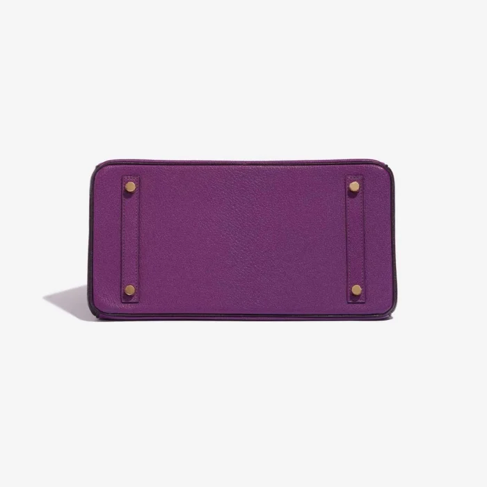 Mirror Quality Hermès Replicas HSS Birkin 30 Chèvre Mysore Anemone/Raisin GHW - DLF - Image 3