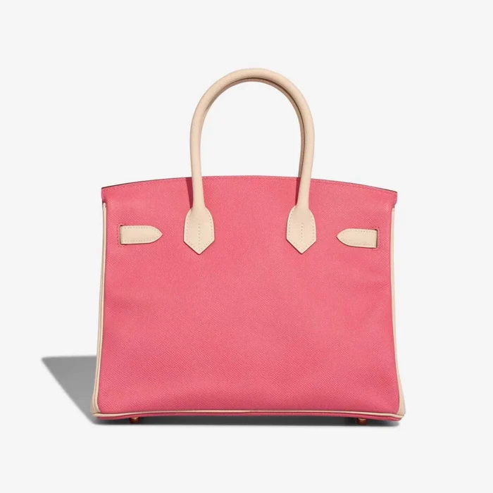 Mirror Quality Hermès Replicas HSS Birkin 30 Epsom Rose Lipstick/Craie BGHW - DLF - Image 2