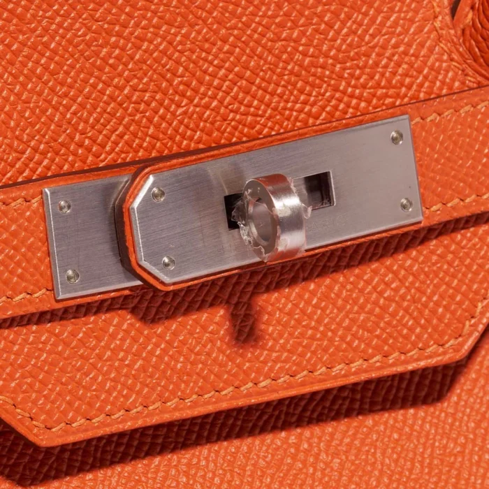 Mirror Quality Hermès Replicas HSS Birkin 35 Epsom Feu PHW - DLF - Image 6