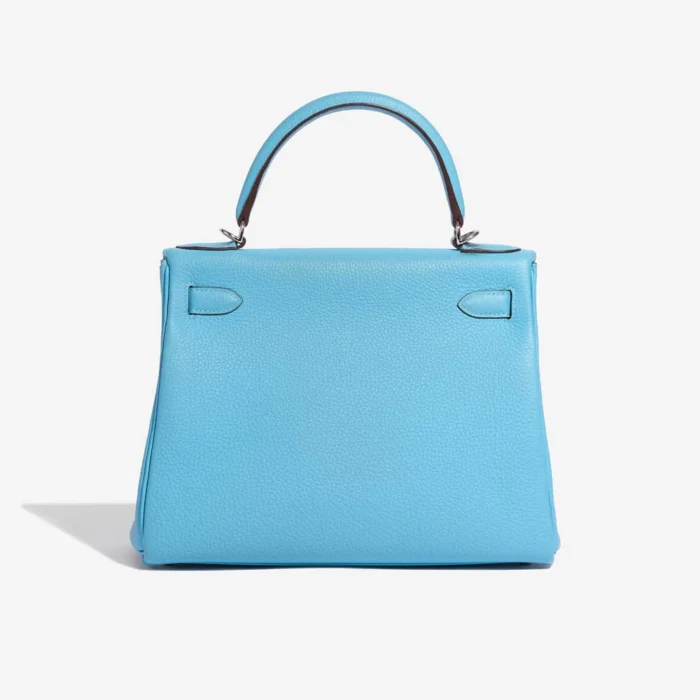Mirror Quality Hermès Replicas HSS Kelly 28 Togo Blue du Nord/Gris Perle PHW - DLF - Image 2