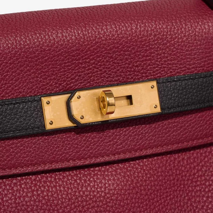Mirror Quality Hermès Replicas HSS Kelly 28 Togo Rubis/Black GHW - DLF - Image 7