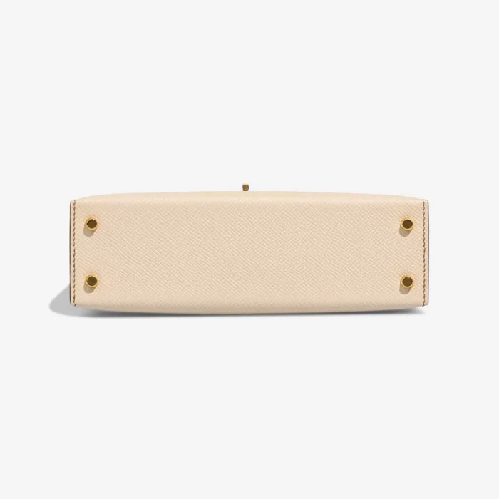 Mirror Quality Hermès Replicas HSS Mini Kelly Epsom Craie/Gold GHW - DLF - Image 3