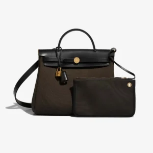 Mirror Quality Hermès Replicas Herbag 31 Toile/Vache Hunter