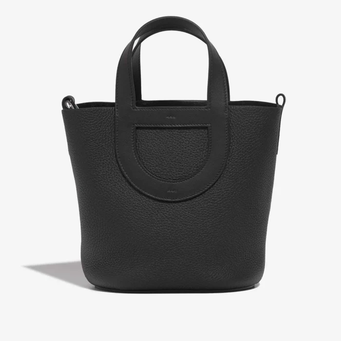 Mirror Quality Hermès Replicas In-The-Loop 18 Taurillon Clemence/Swift Black PHW - DLF - Image 3