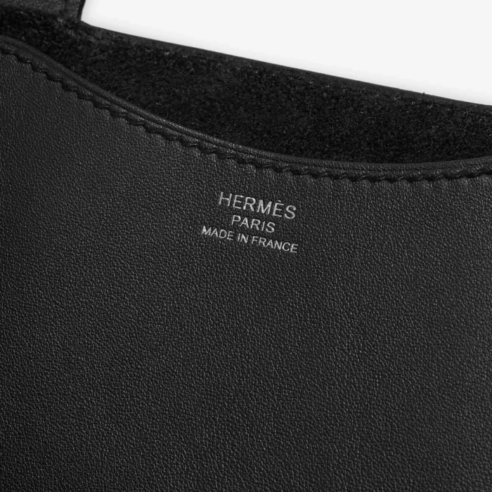 Mirror Quality Hermès Replicas In-The-Loop 18 Taurillon Clemence/Swift Black PHW - DLF - Image 2