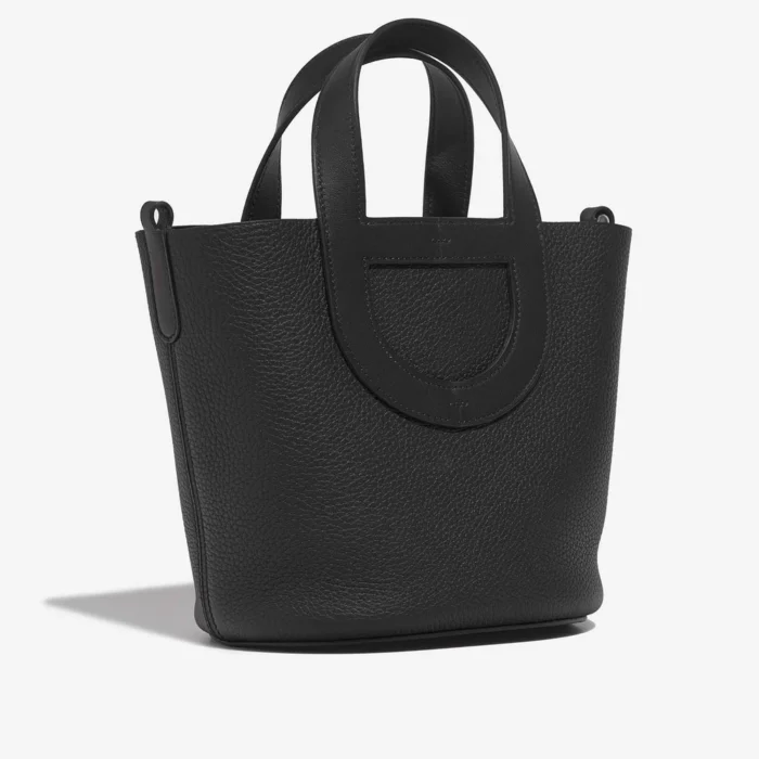 Mirror Quality Hermès Replicas In-The-Loop 18 Taurillon Clemence/Swift Black PHW - DLF - Image 5