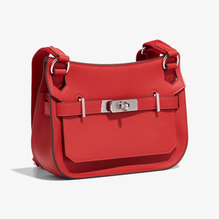 Mirror Quality Hermès Replicas Jypsiere Verso Mini Swift Rouge Vermillon/Rouge Vif PHW - DLF - Image 5