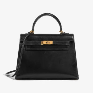 Mirror Quality Hermès Replicas Kelly 15 Box Black GHW | DLF