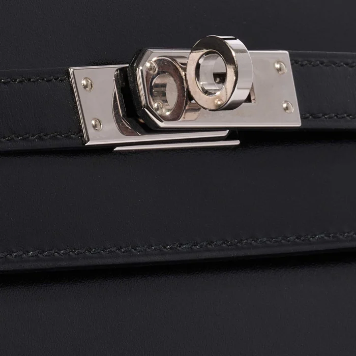 Mirror Quality Hermès Replicas Kelly 25 Box Black PHW - DLF - Image 7