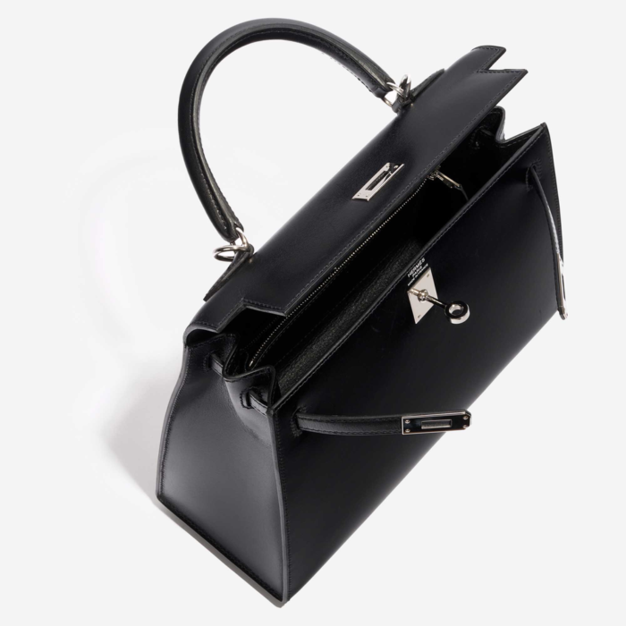 Mirror Quality Hermès Replicas Kelly 25 Box Black PHW - DLF - Image 5