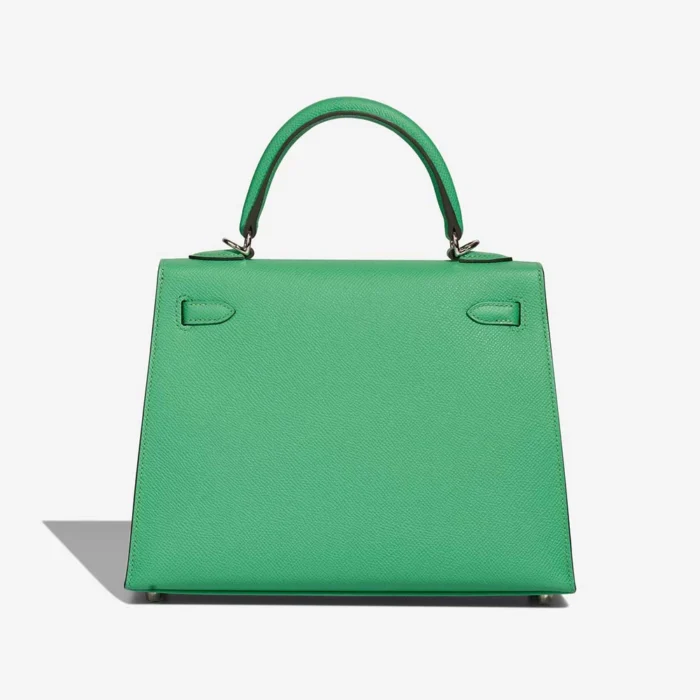 Mirror Quality Hermès Replicas Kelly 25 Epsom Vert Comics PHW - DLF - Image 2