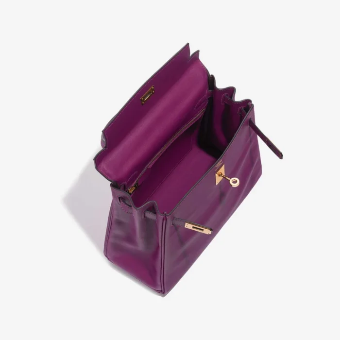 Mirror Quality Hermès Replicas Kelly 25 Swift Anemone GHW - DLF - Image 5