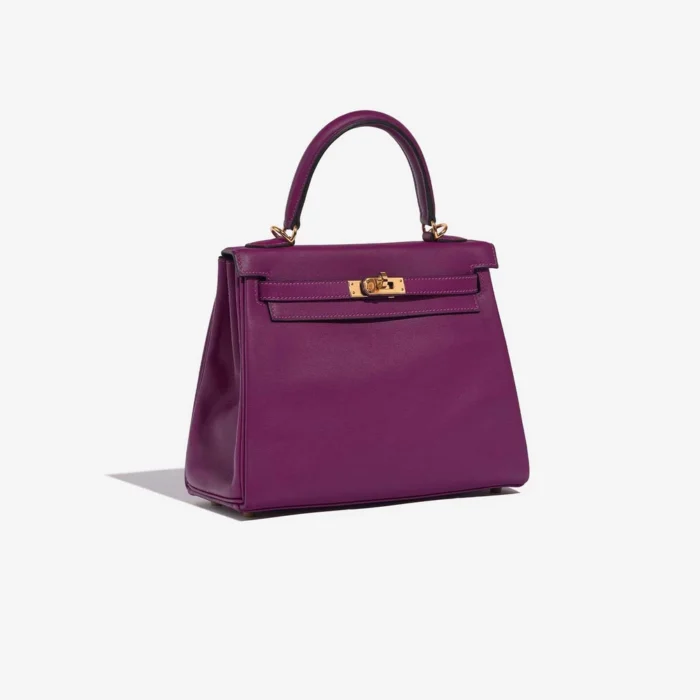 Mirror Quality Hermès Replicas Kelly 25 Swift Anemone GHW - DLF - Image 4