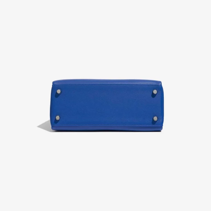 Mirror Quality Hermès Replicas Kelly 25 Swift Blue France PHW - DLF - Image 3