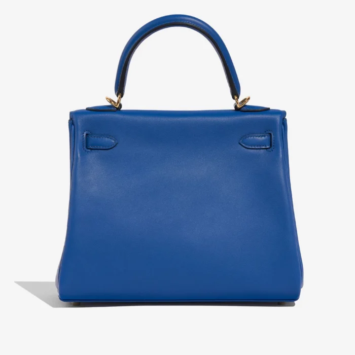 Mirror Quality Hermès Replicas Kelly 25 Swift Blue de France GHW - DLF - Image 2