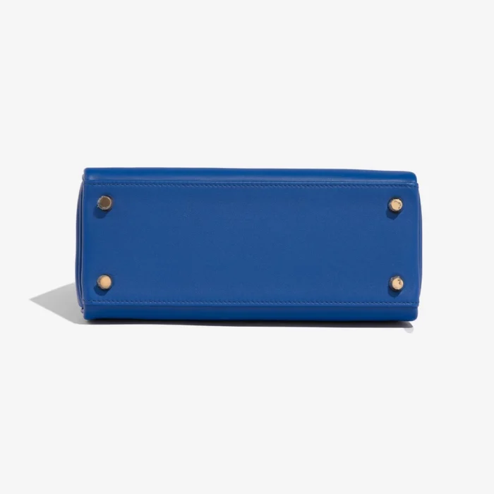 Mirror Quality Hermès Replicas Kelly 25 Swift Blue de France GHW - DLF - Image 3