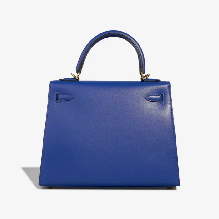 Mirror Quality Hermès Replicas Kelly 25 Tadelakt Bleu electrique GHW - DLF - Image 2