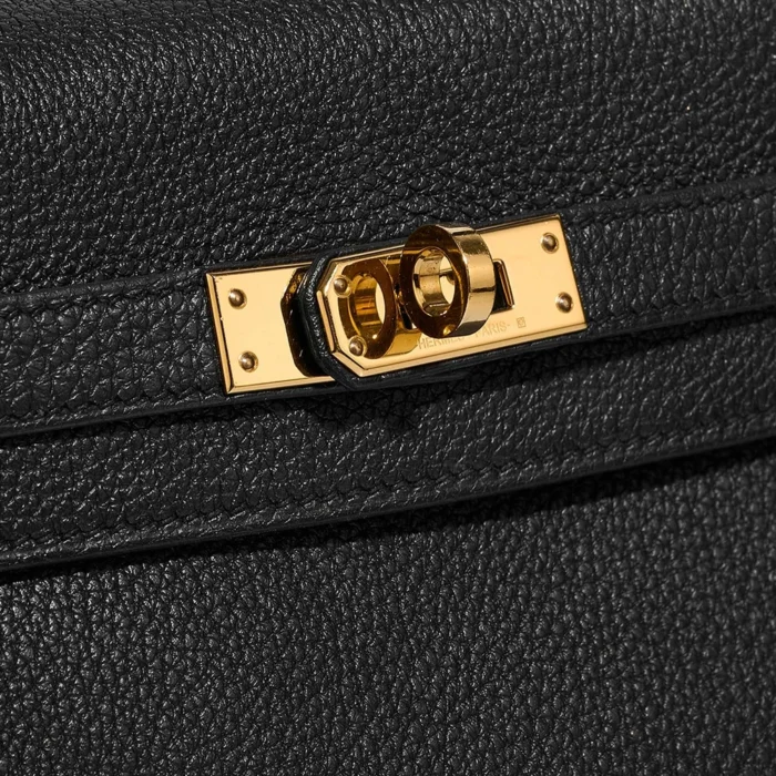 Mirror Quality Hermès Replicas Kelly 25 Togo Black GHW - DLF - Image 7
