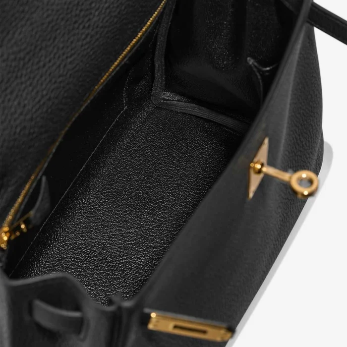 Mirror Quality Hermès Replicas Kelly 25 Togo Black GHW - DLF - Image 4