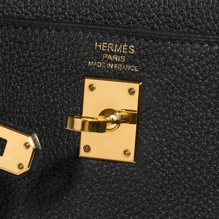 Mirror Quality Hermès Replicas Kelly 25 Togo Black GHW - DLF - Image 6