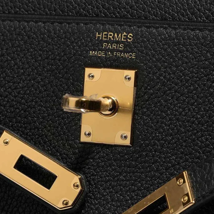 Mirror Quality Hermès Replicas Kelly 25 Togo Black GHW - DLF - Image 5