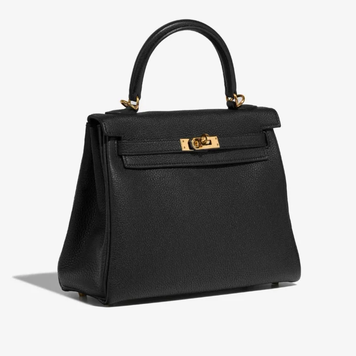 Mirror Quality Hermès Replicas Kelly 25 Togo Black GHW - DLF - Image 4