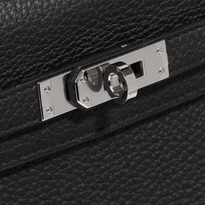 Mirror Quality Hermès Replicas Kelly 25 Togo Black PHW - DLF - Image 7