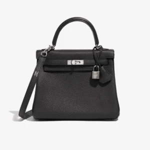 Mirror Quality Hermès Replicas Kelly 25 Togo Black PHW – DLF