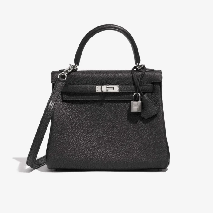 Mirror Quality Hermès Replicas Kelly 25 Togo Black PHW – DLF