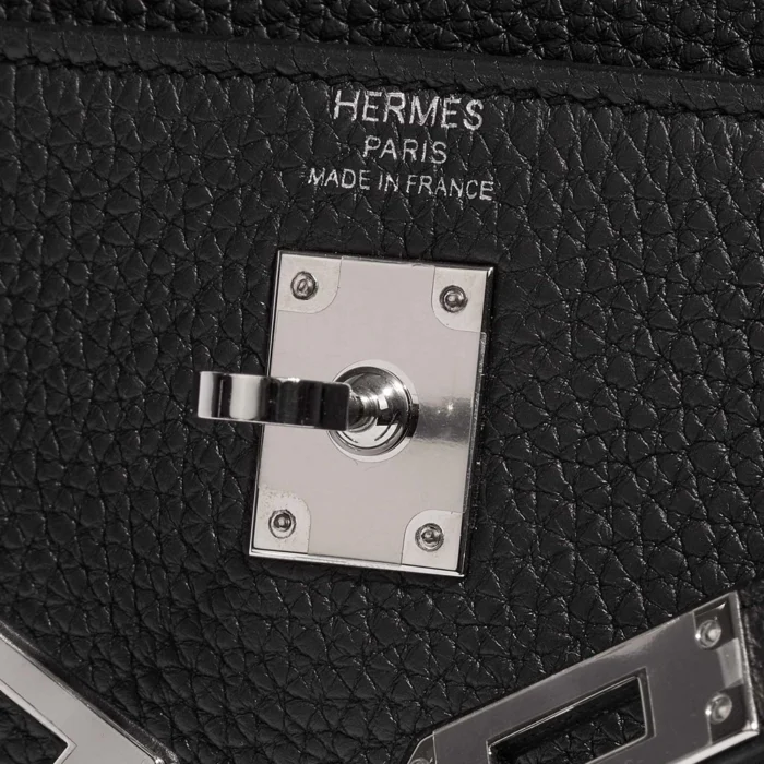 Mirror Quality Hermès Replicas Kelly 25 Togo Black PHW - DLF - Image 6