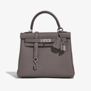 Mirror Quality Hermès Replicas Kelly 25 Togo Etain PHW - DLF Front