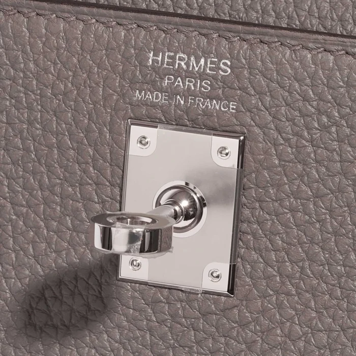 Mirror Quality Hermès Replicas Kelly 25 Togo Etain PHW - DLF - Image 6
