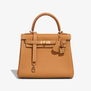Mirror Quality Hermès Replicas Kelly 25 Togo Sable Naturel GHW - DLF