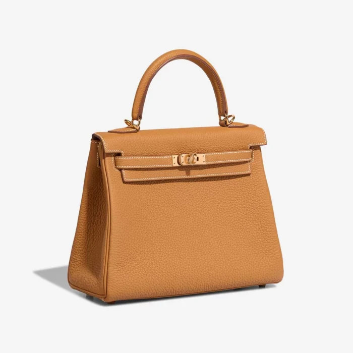 Mirror Quality Hermès Replicas Kelly 25 Togo Sable Naturel GHW - DLF - Image 4