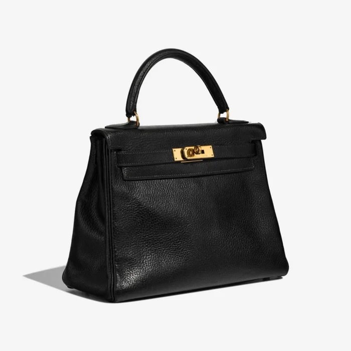 Mirror Quality Hermès Replicas Kelly 28 Ardennes Black GHW - DLF - Image 4