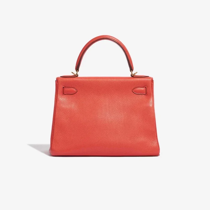 Mirror Quality Hermès Replicas Kelly 28 Clemence Bougainvillier GHW - DLF - Image 2