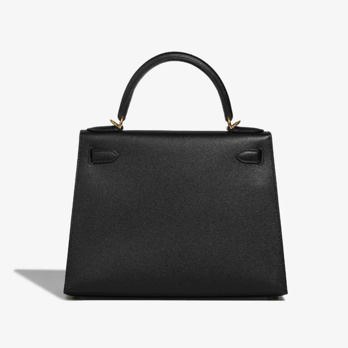 Mirror Quality Hermès Replicas Kelly 28 Epsom Black GHW - DLF - Image 2