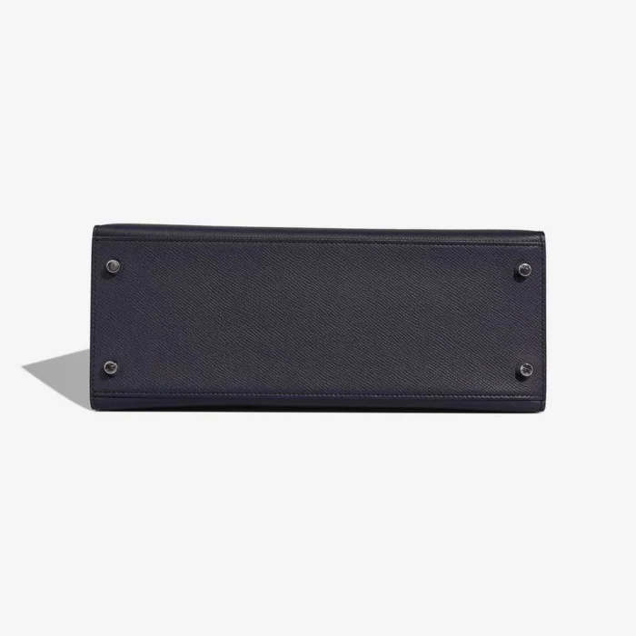 Mirror Quality Hermès Replicas Kelly 28 Epsom Bleu Indigo PHW - DLF - Image 3