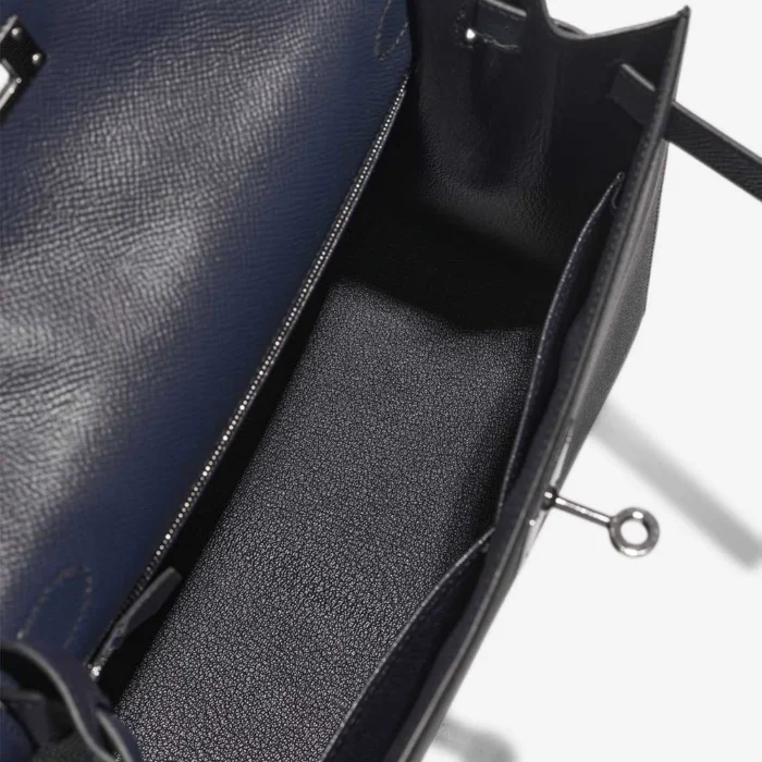 Mirror Quality Hermès Replicas Kelly 28 Epsom Bleu Indigo PHW - DLF - Image 5