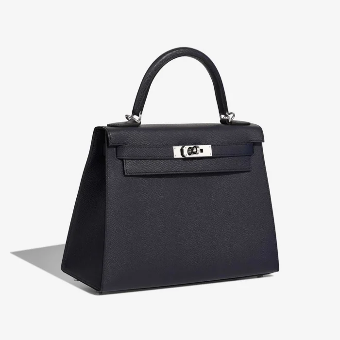 Mirror Quality Hermès Replicas Kelly 28 Epsom Bleu Indigo PHW - DLF - Image 4
