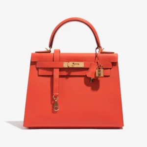 Mirror Quality Hermès Replicas Kelly 28 Epsom Capucine GHW