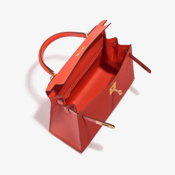 Mirror Quality Hermès Replicas Kelly 28 Epsom Capucine GHW - DLF - Image 5