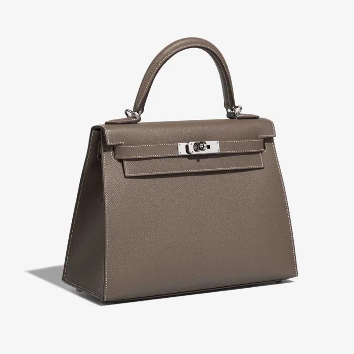 Mirror Quality Hermès Replicas Kelly 28 Epsom Etoupe PHW - DLF - Image 4
