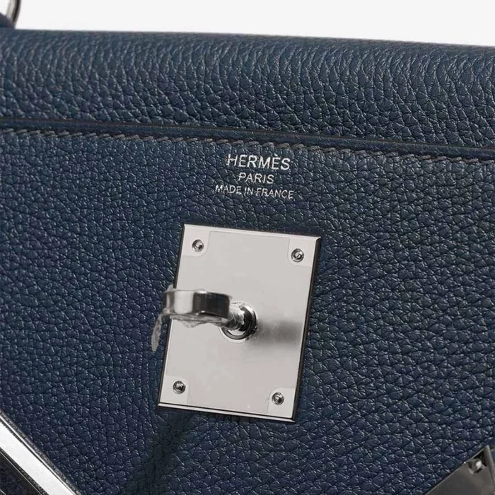 Mirror Quality Hermès Replicas Kelly 28 Togo Bleu de Prusse PHW - DLF - Image 6