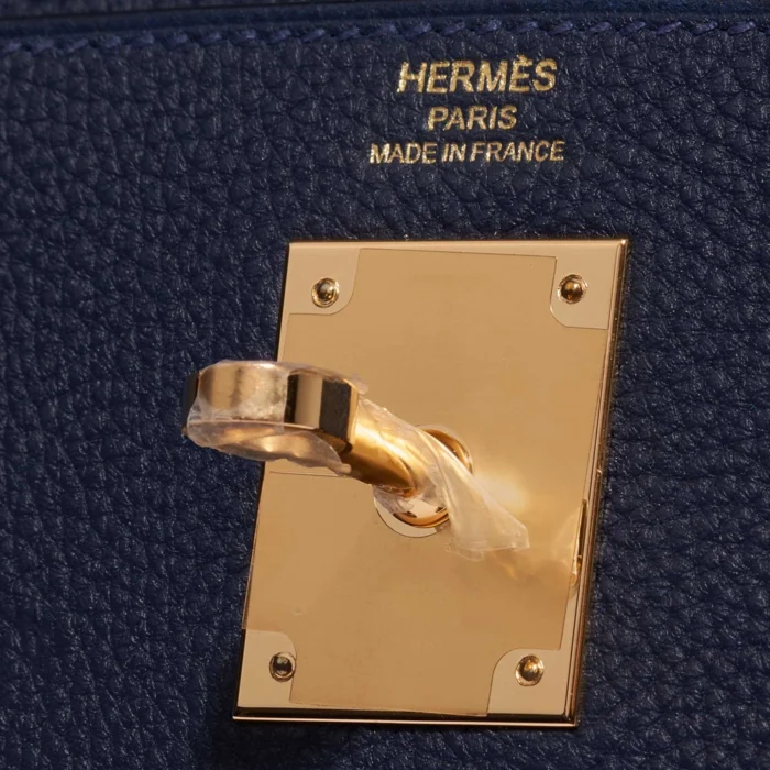Mirror Quality Hermès Replicas Kelly 28 Togo Blue Nuit GHW - DLF - Image 6