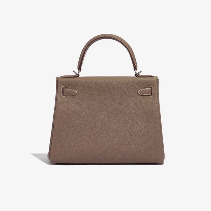 Mirror Quality Hermès Replicas Kelly 28 Togo Etoupe PHW - DLF - Image 2