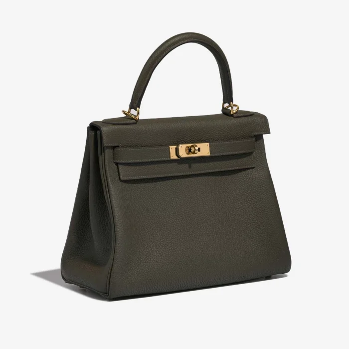 Mirror Quality Hermès Replicas Kelly 28 Togo Vert de Gris GHW - DLF - Image 4