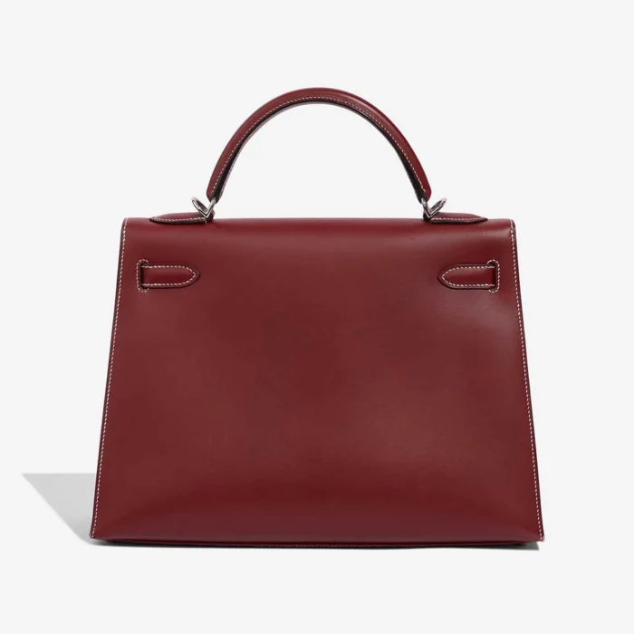 Mirror Quality Hermès Replicas Kelly 32 Box Rouge H PHW - DLF - Image 2